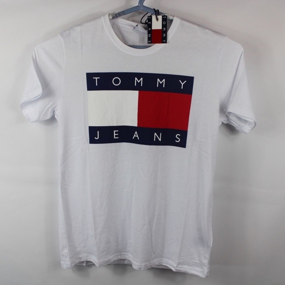 Tommy Hilfiger Other - New Tommy Hilfiger Spell Out Flag Logo Shirt White